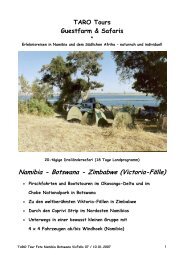 Namibia 2007.pdf - Winfried SchÃ¤fer Natur- und Tierfotografie