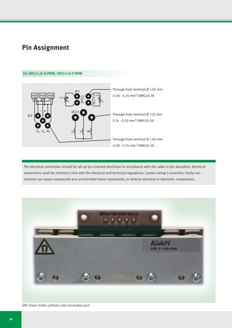 LDDM Linear Direct Drive Motors; UPL Series - Schaeffler Group