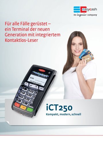 Produktblatt: Ingenico iCT250 - Easycash