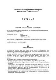 satzung - Landesschafzuchtverband Mecklenburg-Vorpommern eV