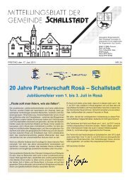 20 Jahre Partnerschaft RosÃƒÂ  Ã¢Â€Â“ Schallstadt JubilÃƒÂ¤umsfeier vom 1. bis ...