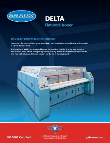 brochure - Commercial Laundry Equipment Company