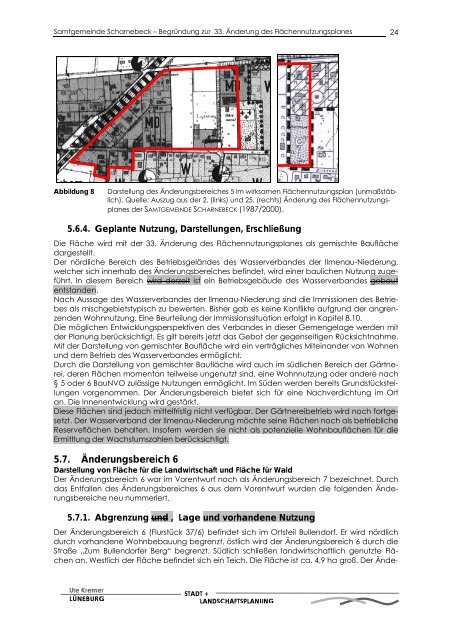 33. ÃƒÂ„nderung F-Plan Echem BegrÃƒÂ¼ndung - Samtgemeinde ...