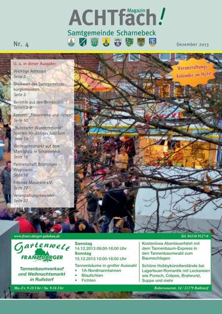 ACHTfach Ausgabe Dezember 2013 (pdf 10,61 MB)