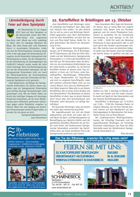 ACHTfach Ausgabe Oktober 2013 (pdf 14,55 MB) - Samtgemeinde ...