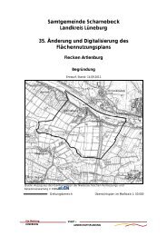 35. ÃƒÂ„nderung F-Plan Flecken Artlenburg BegrÃƒÂ¼ndung