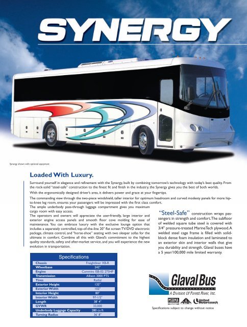 Synergy Brochure - Glaval Bus