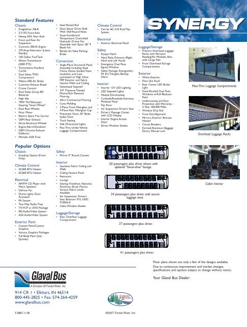 Synergy Brochure - Glaval Bus