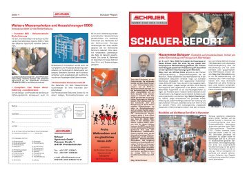 SCHAUER-REPORT - Schauer Agrotronic GmbH