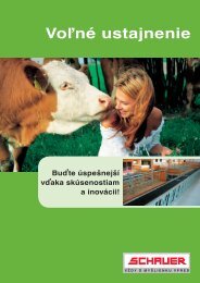 Schauer Laufstall_slowakisch.indd - Schauer Agrotronic GmbH