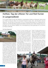 Hoffest, Tag der offenen TÃƒÂ¼r und Reit-Turnier in Langenselbold