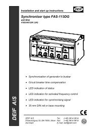 Synchroniser type FAS-113DG