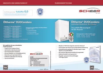 BroschÃ¼re DUOCondens - Scheer Heiztechnik GmbH