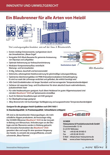 BlauthermÂ® DUO - Scheer Heiztechnik GmbH