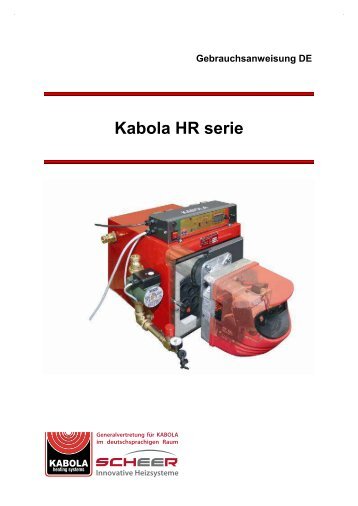 Kabola HR serie - Scheer