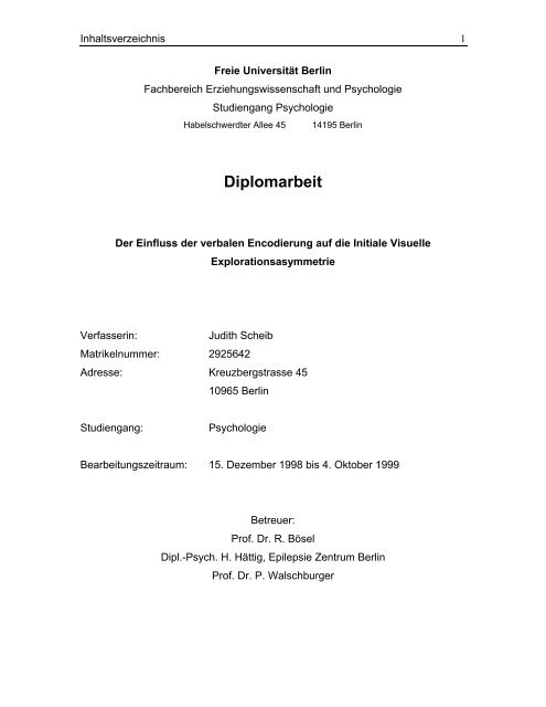 Download Diplomarbeit - Scheib