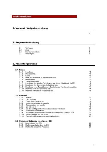 Konfiguration eines Apache-Web-Servers unter SuSE-Linux - Scheib