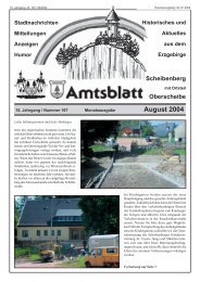 August 2004 - auf Scheibenberg.de