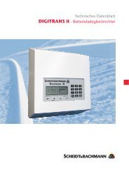 Datenblatt Digitran II.cdr - Scheidt & Bachmann GmbH