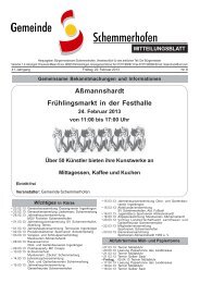 Mitteilungsblatt Nr.8 - Gemeinde Schemmerhofen