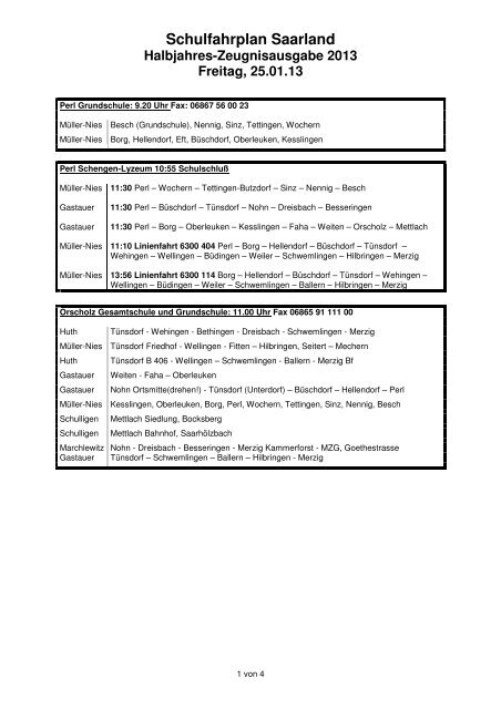 BusfahrplÃƒÂ¤ne - Deutsch-Luxemburgisches Schengen-Lyzeum Perl