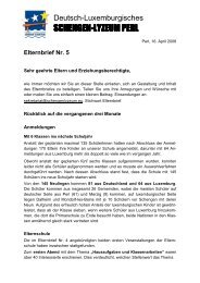 Elternbrief 5 - Deutsch-Luxemburgisches Schengen-Lyzeum Perl