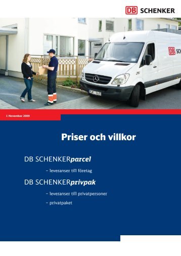 Priser och villkor - Schenker