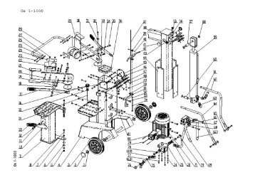 Hydraulikspalter Ox 1-1000 bis Baujahr 2009 - Scheppach