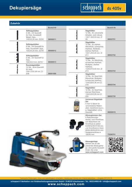 Katalog classic - Scheppach