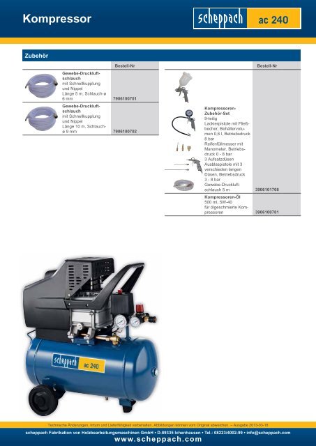 Katalog classic - Scheppach