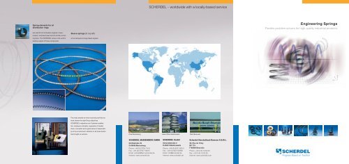worldwide with a locally-based service ... - Scherdel GmbH