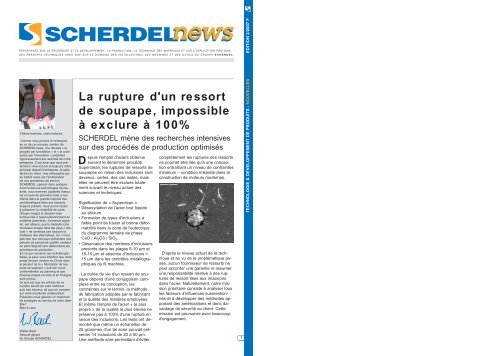 La rupture d'un ressort de soupape, impossible ÃƒÂ  ... - Scherdel GmbH