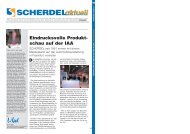 SCHERDELaktuell 3/2007 - Scherdel GmbH