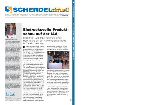 SCHERDELaktuell 3/2007 - Scherdel GmbH
