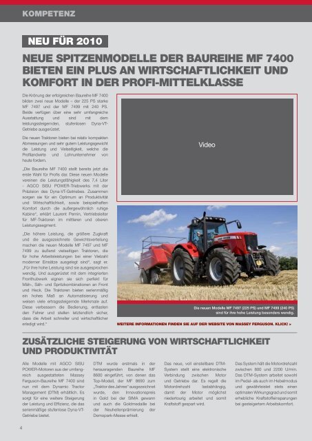 News@MF Ausgabe 31 (PDF 3,2 MB) - Landtechnik Scherndl-Figl
