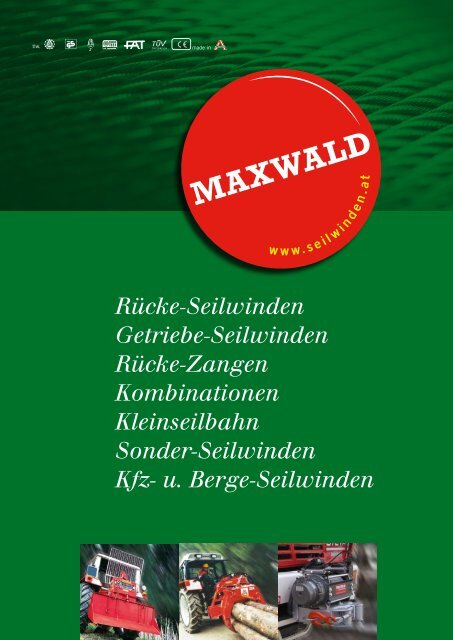 RÃƒÂ¼cke-Seilwinden - MAXWALD Seilwinden