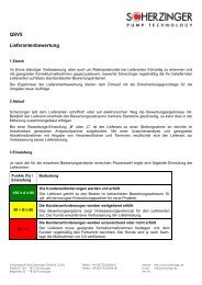 QSV5 Lieferantenbewertung - Scherzinger