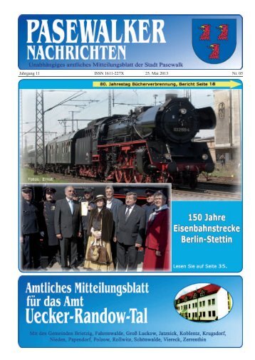 Jahrgang 11 ISSN 1611-227X 25. Mai 2013 Nr. 05 - Schibri-Verlag