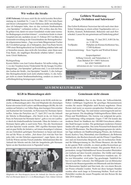 Jahrgang 11 ISSN 1611-227X 25. Mai 2013 Nr. 05 - Schibri-Verlag
