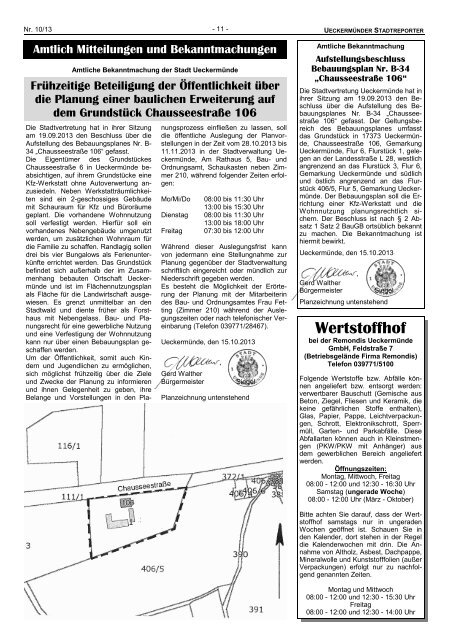 STADTREPORTER UECKERMÜNDER - Schibri-Verlag