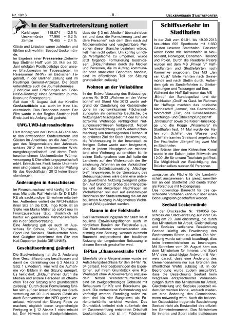 STADTREPORTER UECKERMÜNDER - Schibri-Verlag