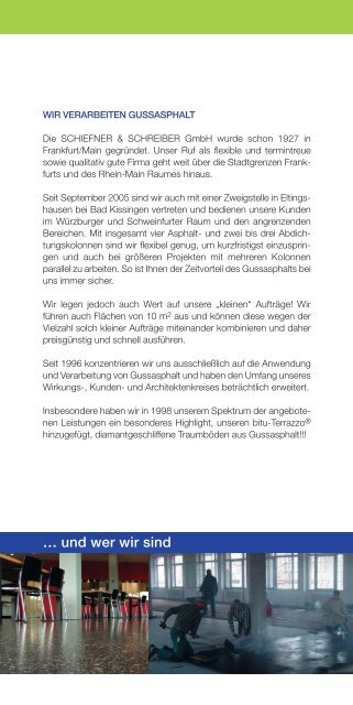 GUSSASPHALT IST VIELPHALT - Schiefner & Scheiber Asphaltbau ...