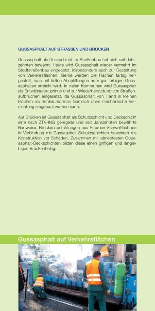 GUSSASPHALT IST VIELPHALT - Schiefner & Scheiber Asphaltbau ...