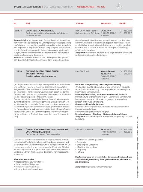 Ingenieurkammer Niedersachsen - Fachverlag Schiele & Schön