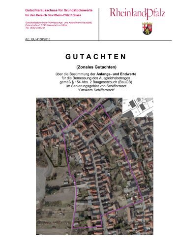 Zonales Gutachten - Schifferstadt