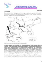 Peter Haas Schifffahrtszeichen auf dem Rhein und deren technische ...