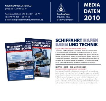 SUT_Mediadaten2010_m.. - Schiffahrt und Technik