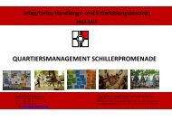 QUARTIERSMANAGEMENT SCHILLERPROMENADE