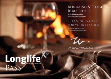 Cleaning & care for your leather Reinigung & Pflege ... - W.SCHILLIG
