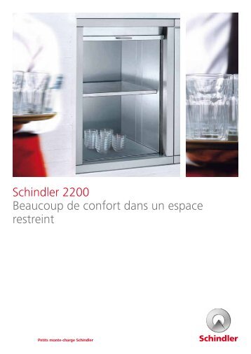 Schindler 2200 Monte-plats